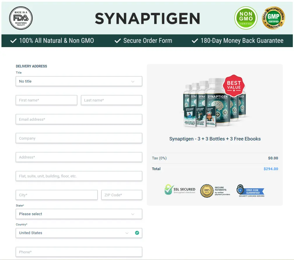Synaptigen official website